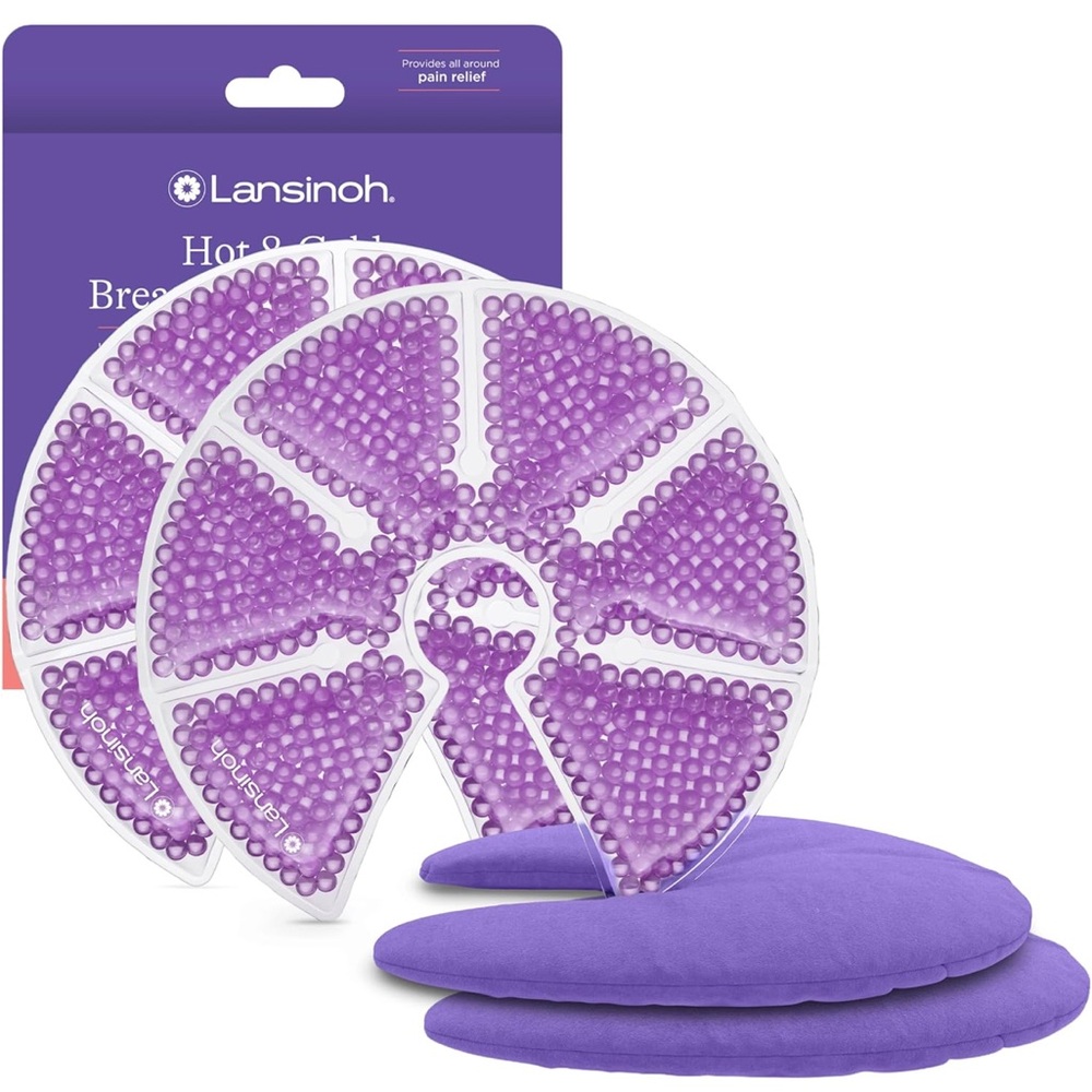 4 for $20! Lansinoh hot and cold breast therapy packs